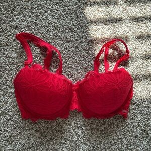 Victoria’s Secret PINK 32DD bra red lace bra